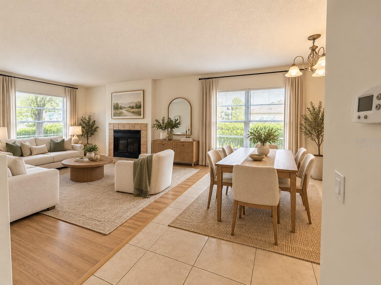 Virtually Staged Living - Dinning areas