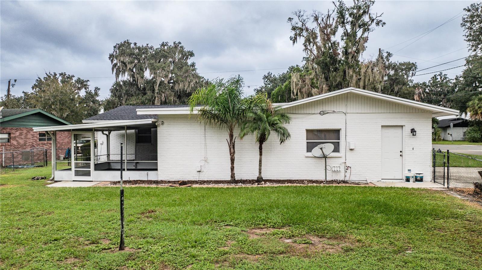 South Side of house