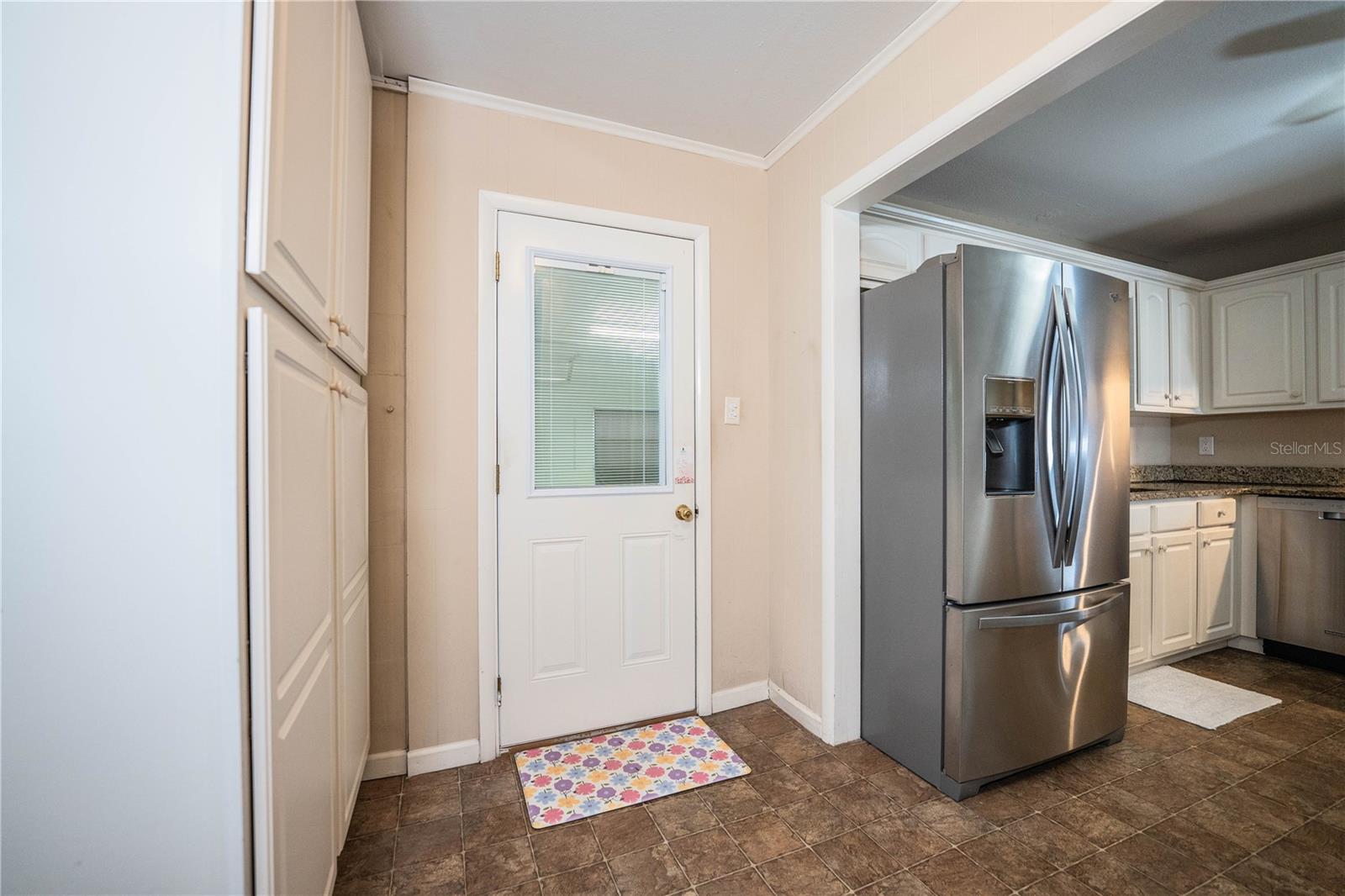 Laundry to garage