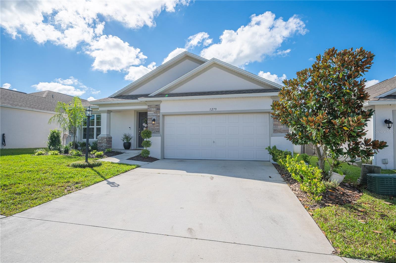large 2 car garage