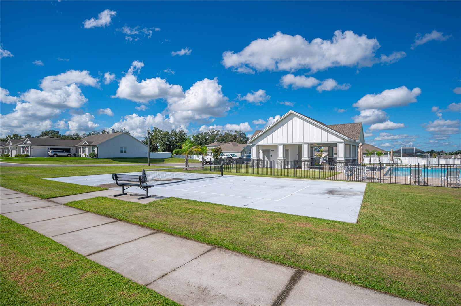 Woodland Oaks also has a club house & community pool, pickle ball court, & play area