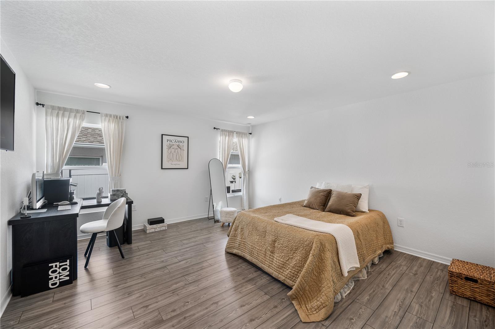 The Primary Suite is very large
