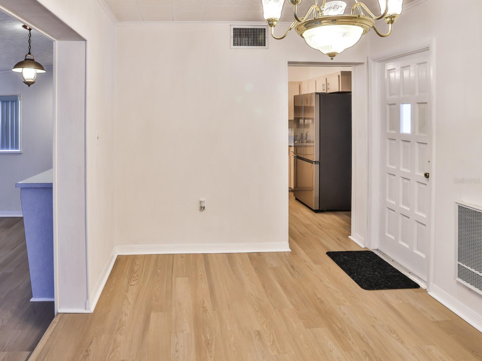 Dining/family room. Exit to carport.