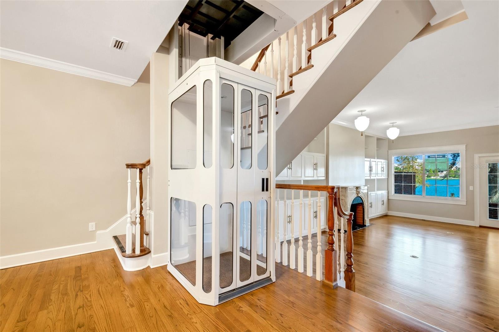 This home has an elevator as well