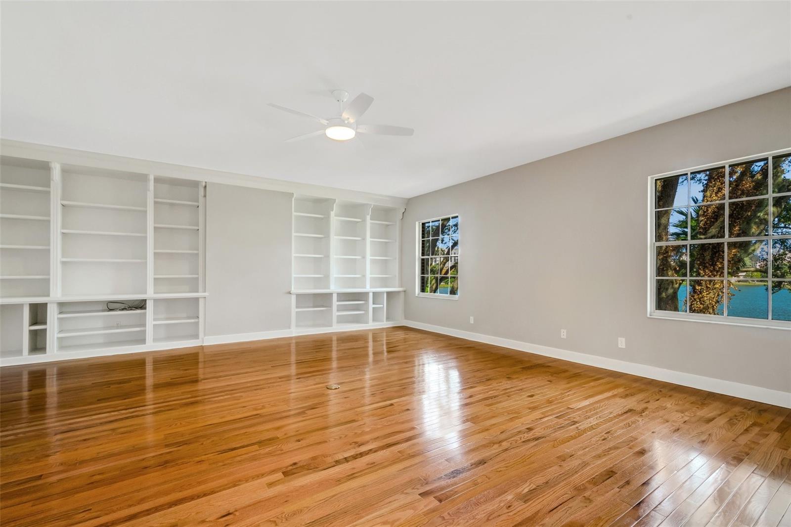 The Primary Suite also has a stunning view of Lake Morton and downtown Lakeland