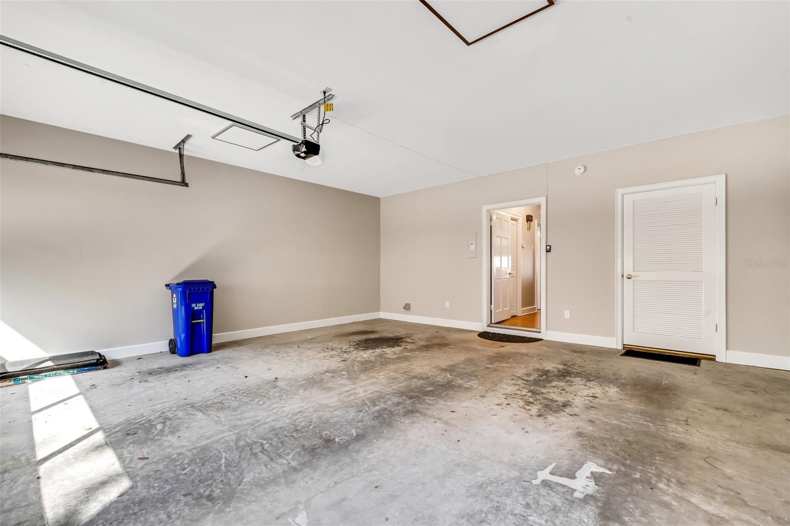Spacious 2 car garage