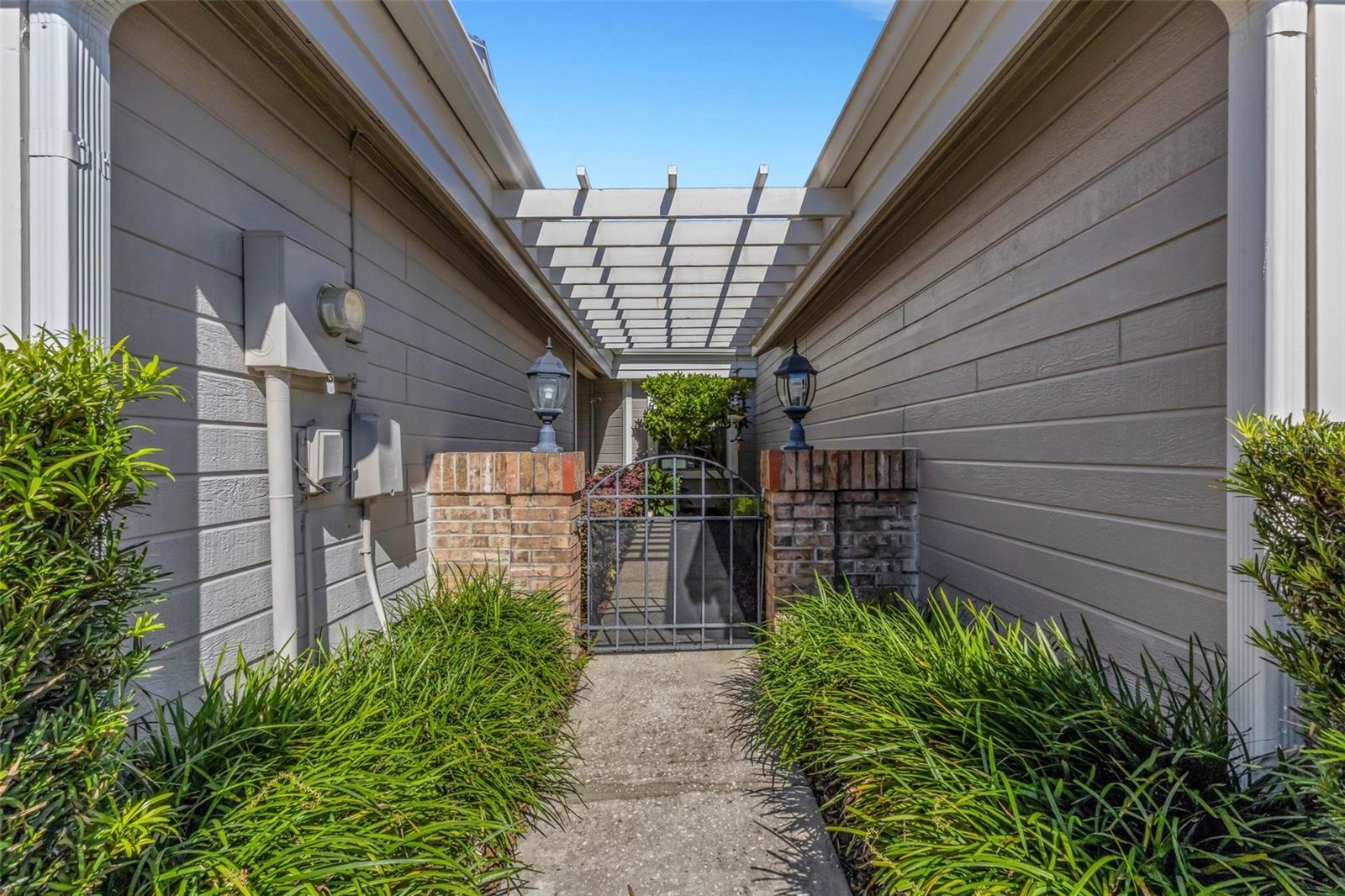 where through the courtyard gate something special awaits. where through the courtyard gate something special awaits.