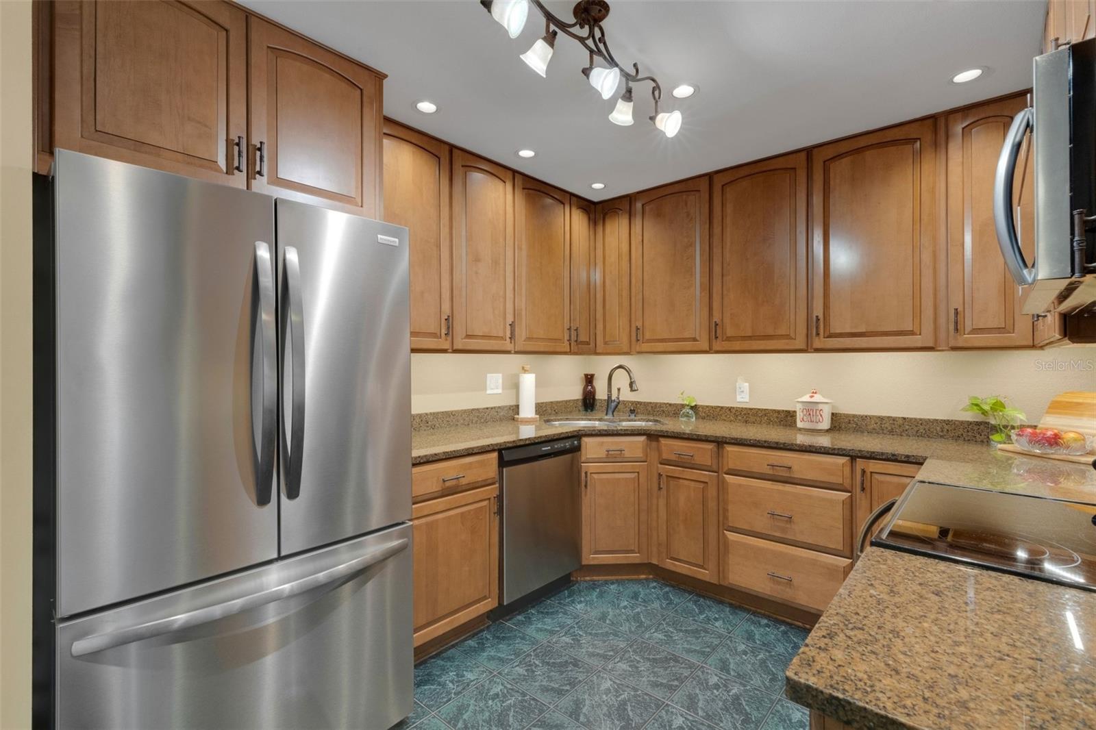 Newer stainless steel appliances . . .