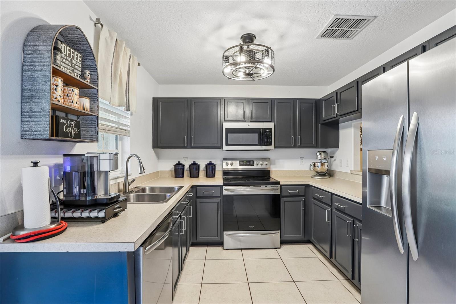 Kitchen with ample storage