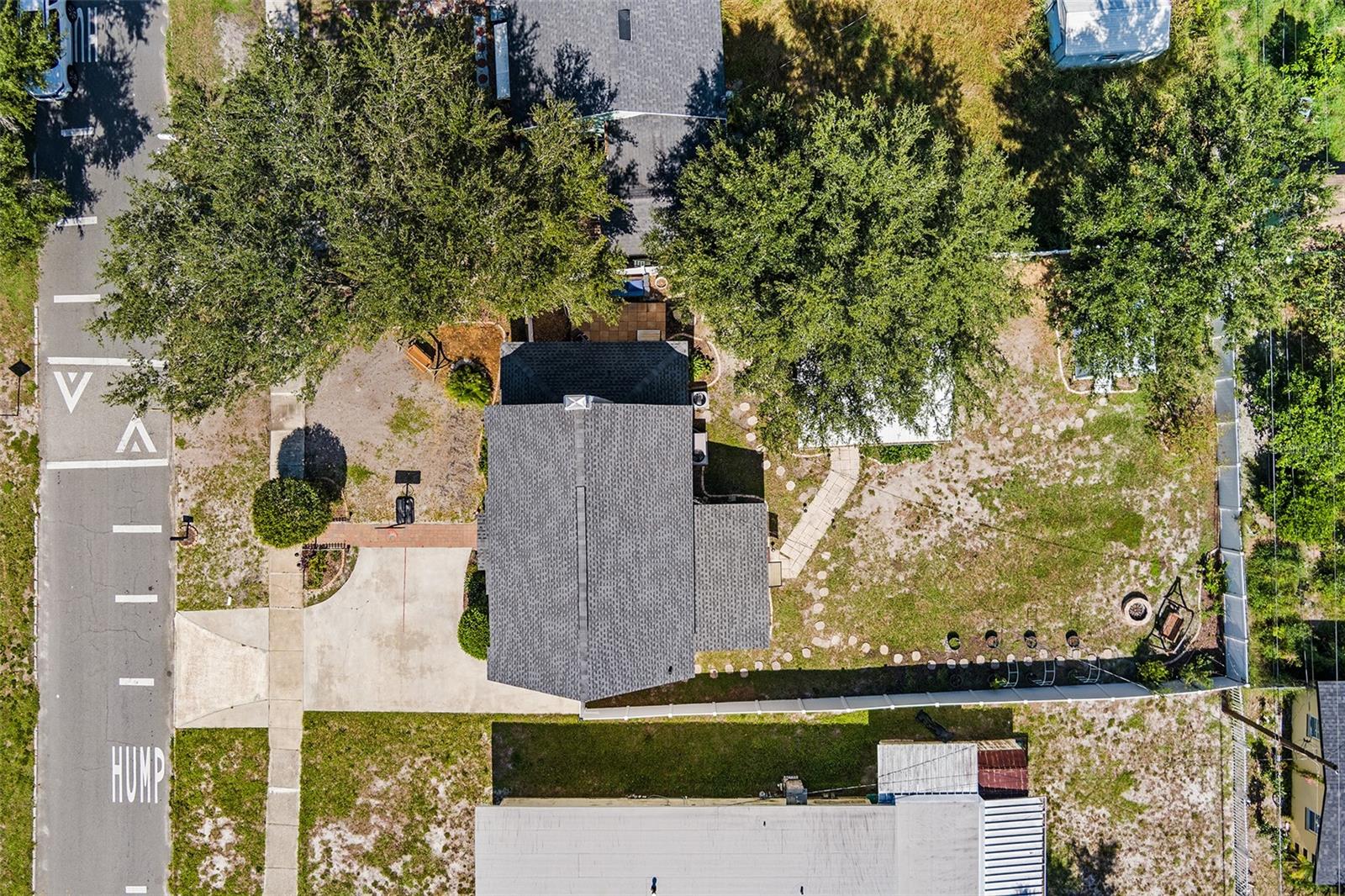 Overhead view