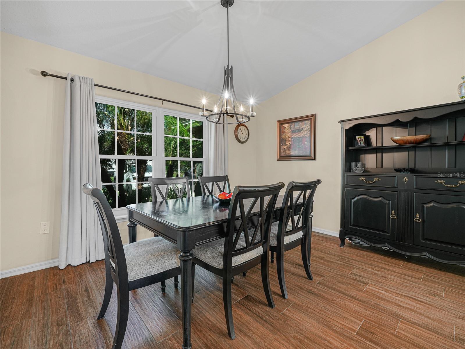Formal dining area