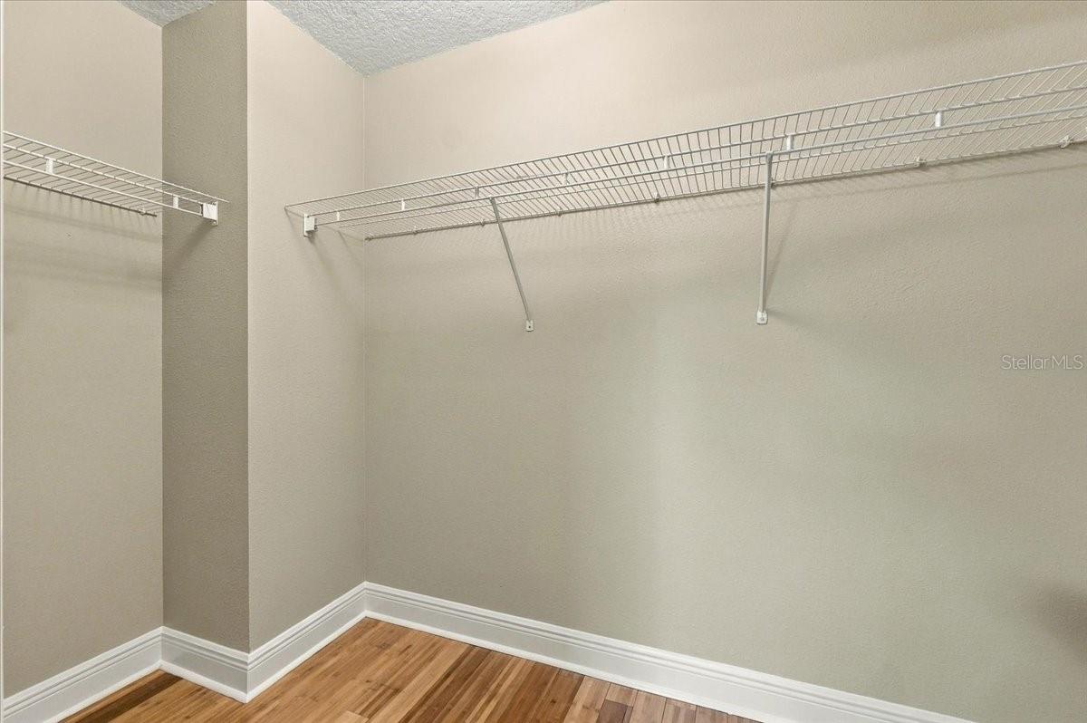Primary Bedroom Walk in Closet