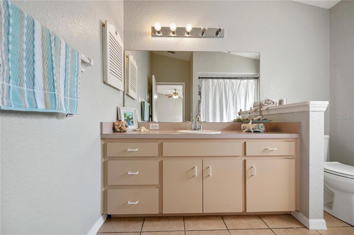 Primary bedroom suite's bathroom.
