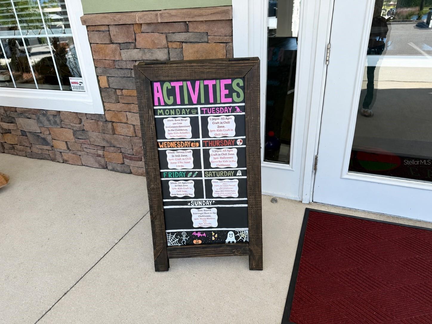 Activities Schedule
