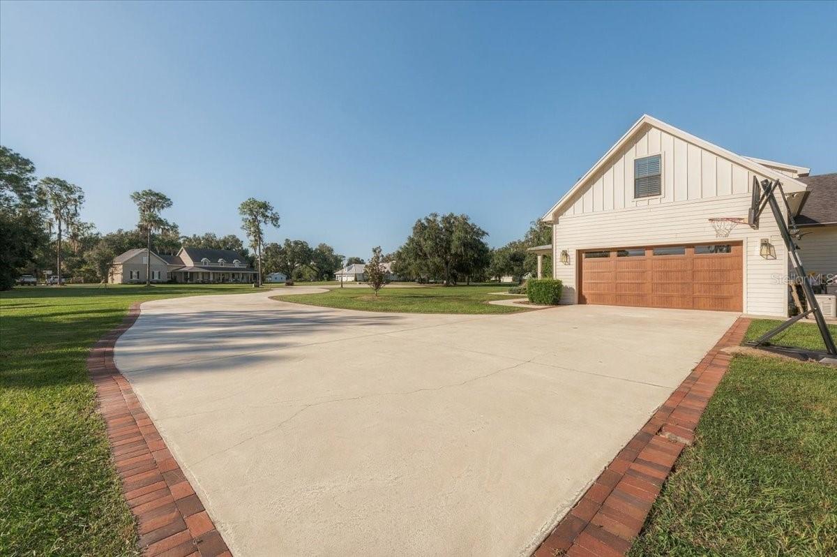 Driveway Side Entry Garage