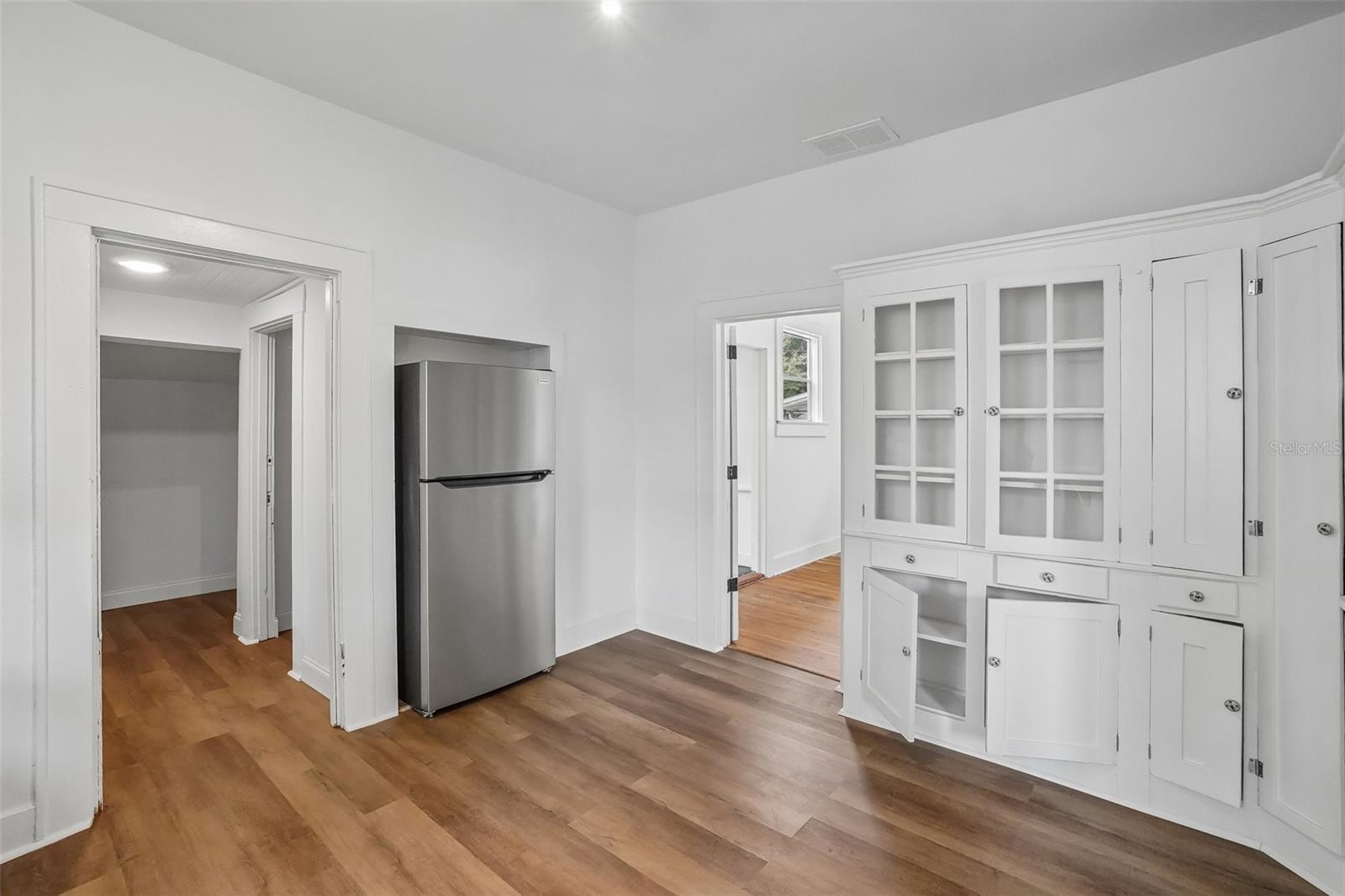 Kitchen - View of Built in Cabinets