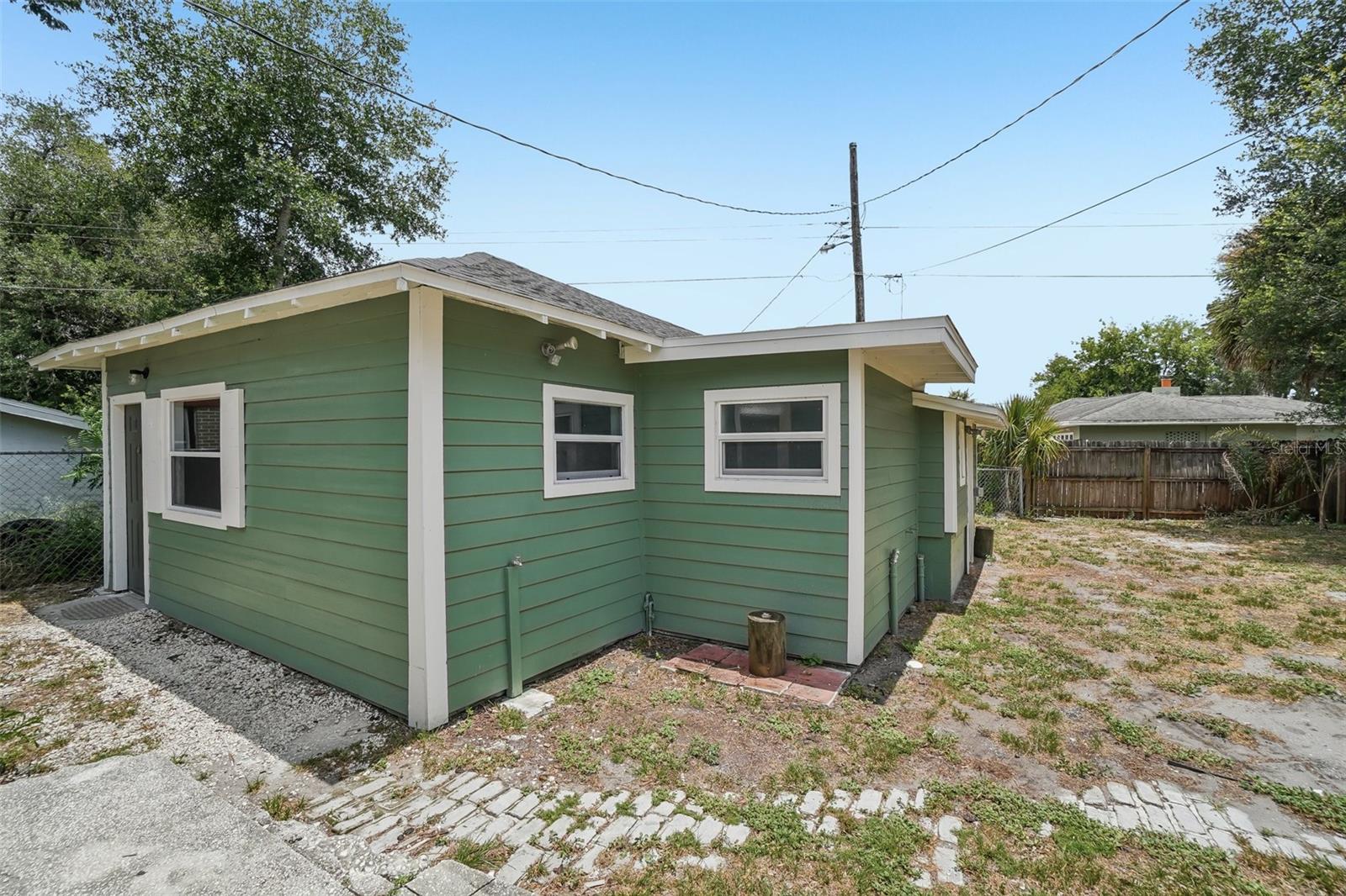 Angled Exterior of Guest House