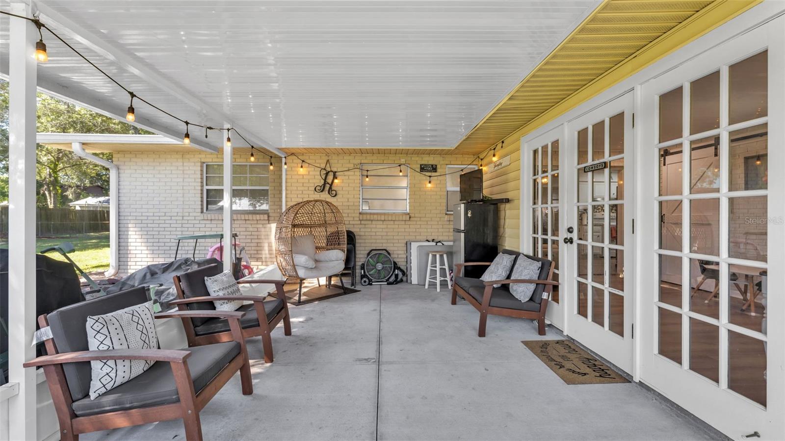 Covered Back Porch