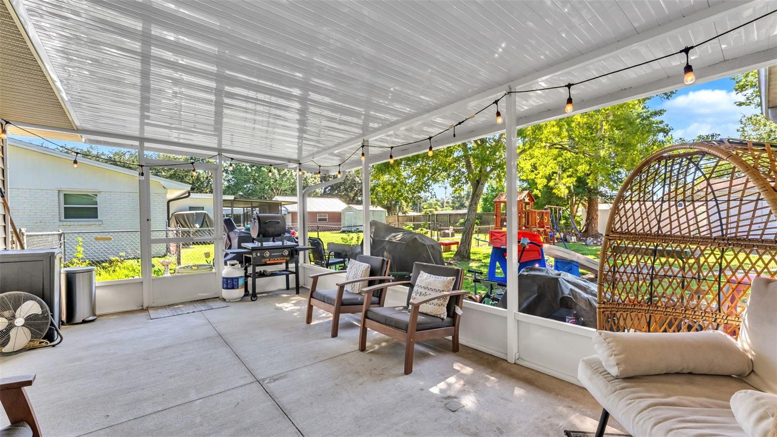 Covered Back Porch