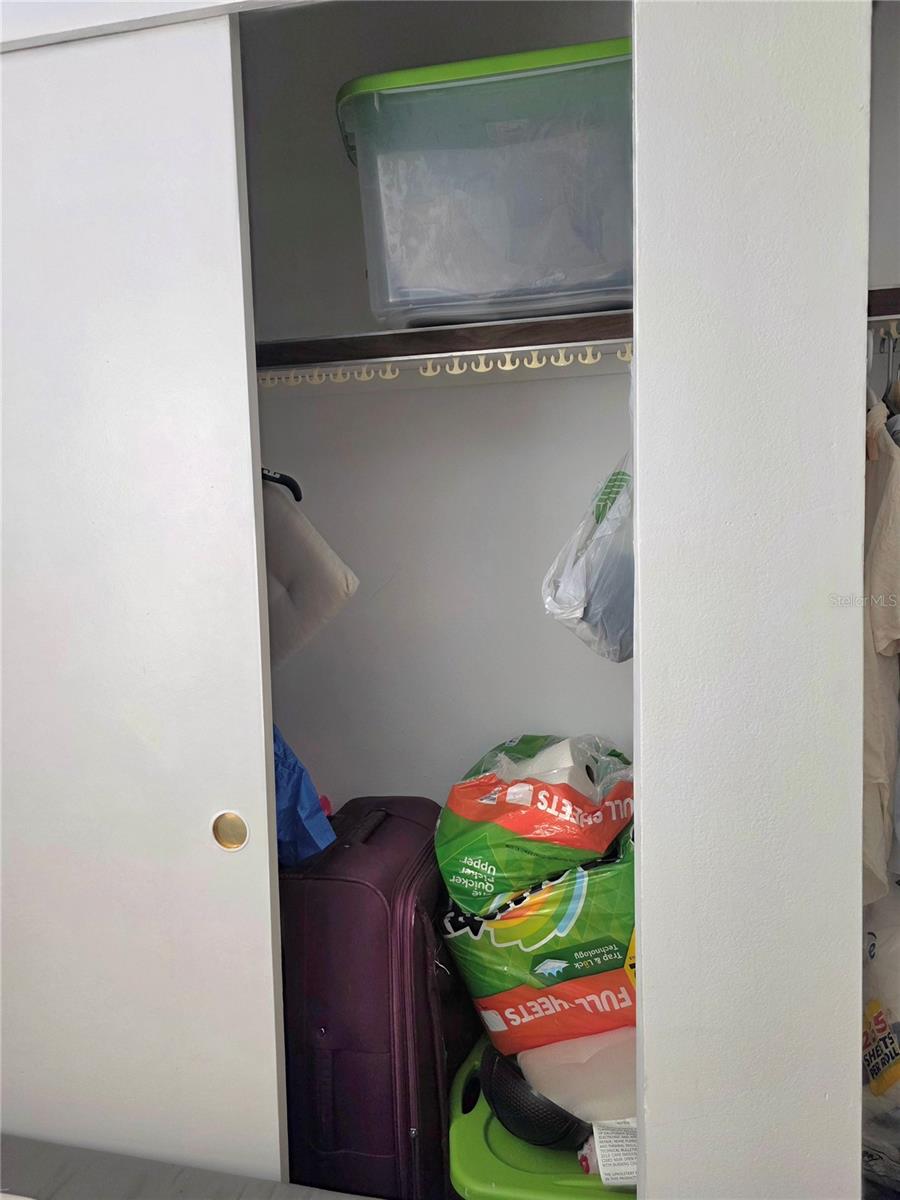 Double Closet in Primary Bedroom