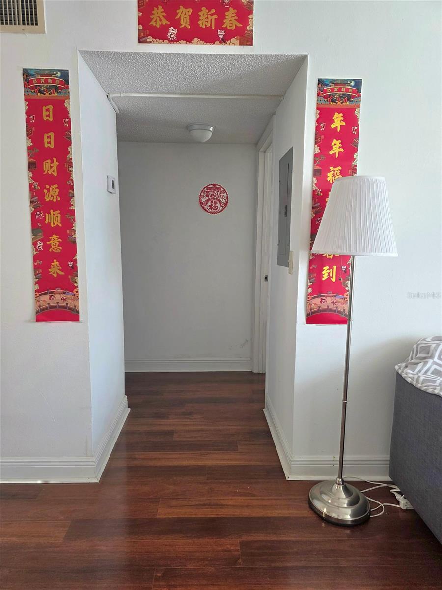 Entrance to Bedrooms from Living Room Entrance to Bedrooms from Living Room