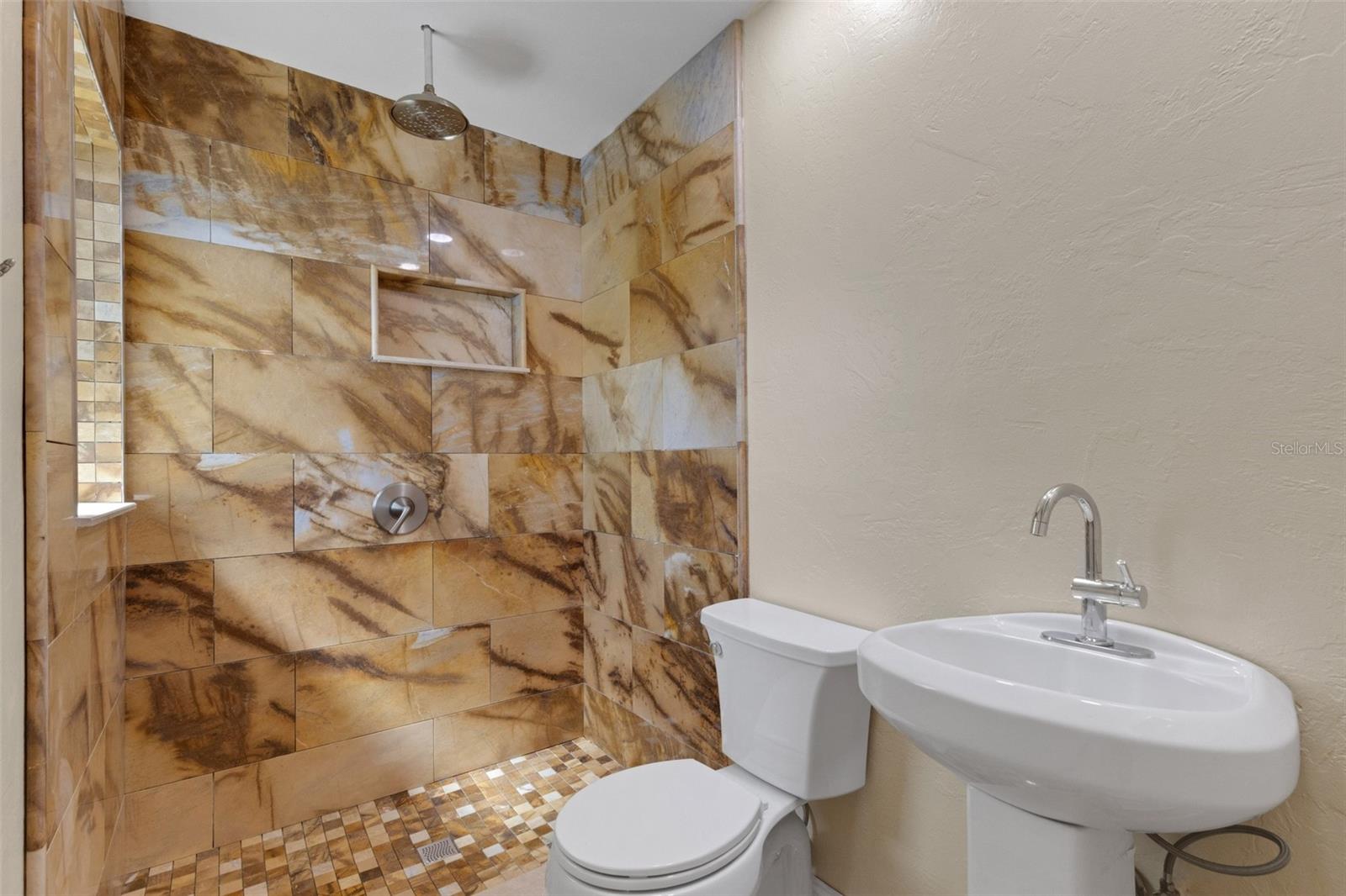 Primary Bathroom with Picasso Tile