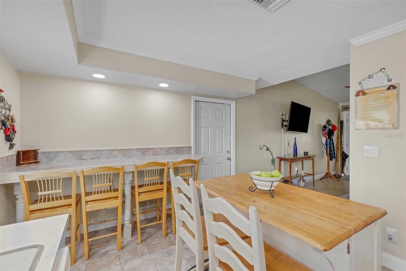 Kitchen Towards Kitchen Bar and LR