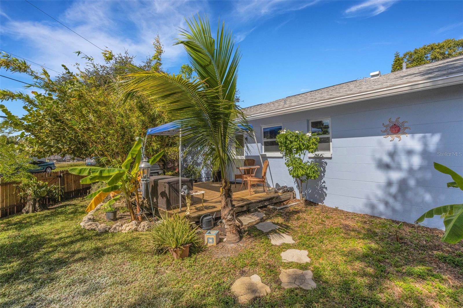 Back of House From Side of Yard