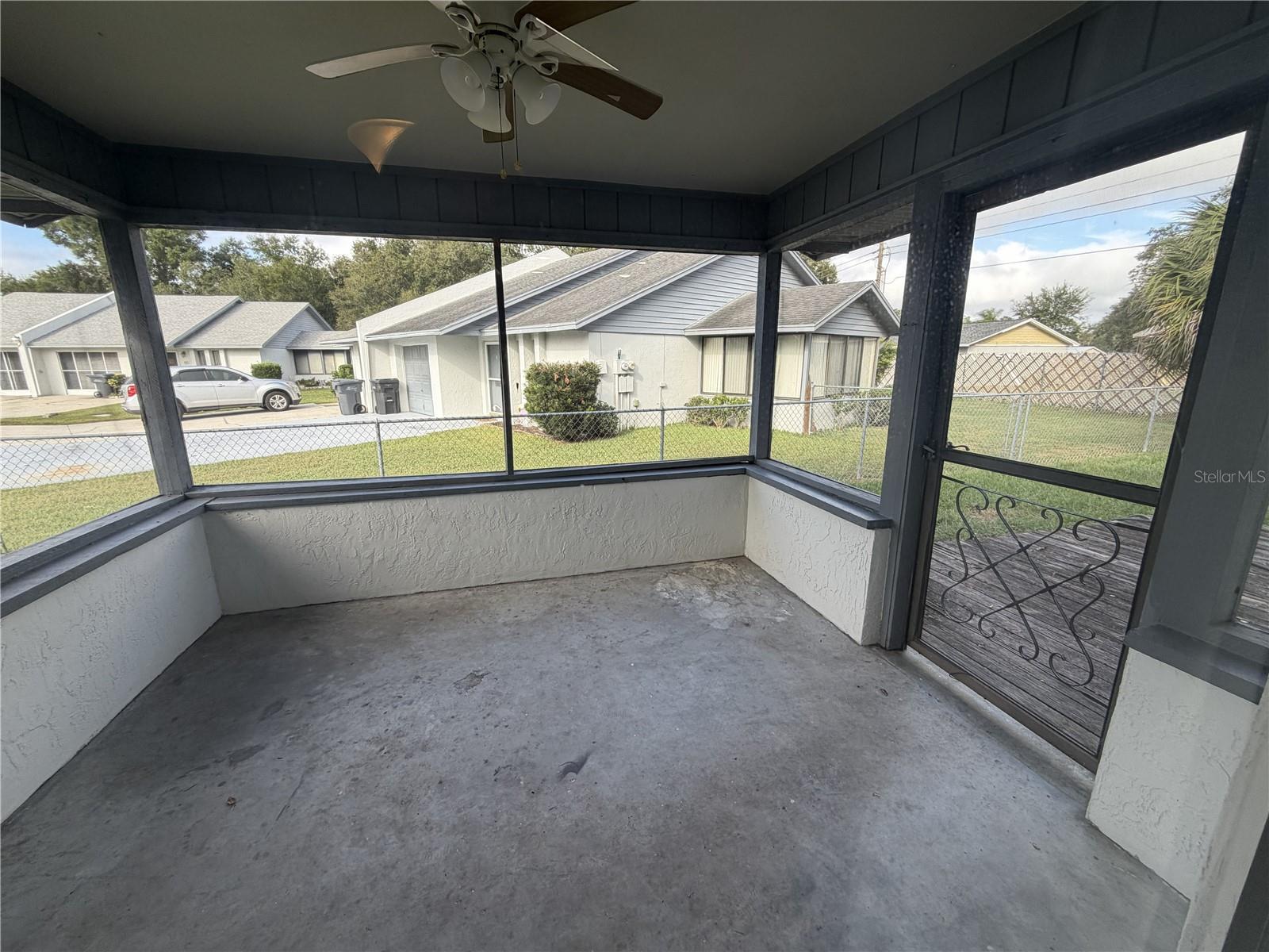 Screened porch