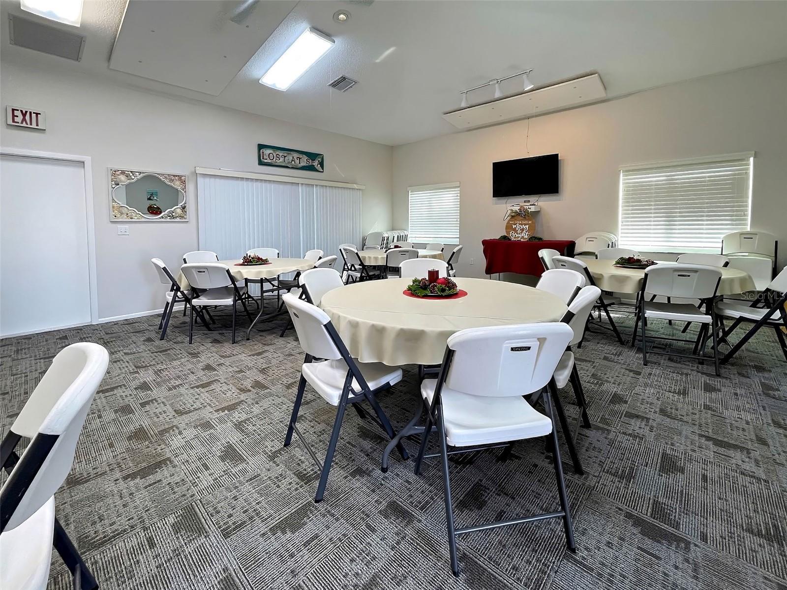 inside clubhouse