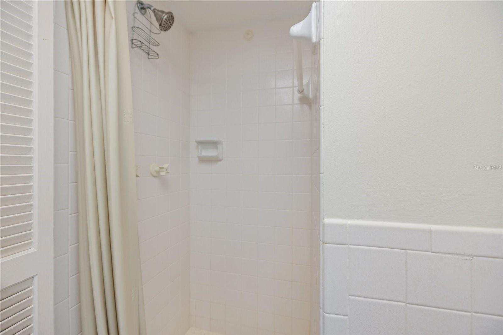 Suite 2 bath has shower