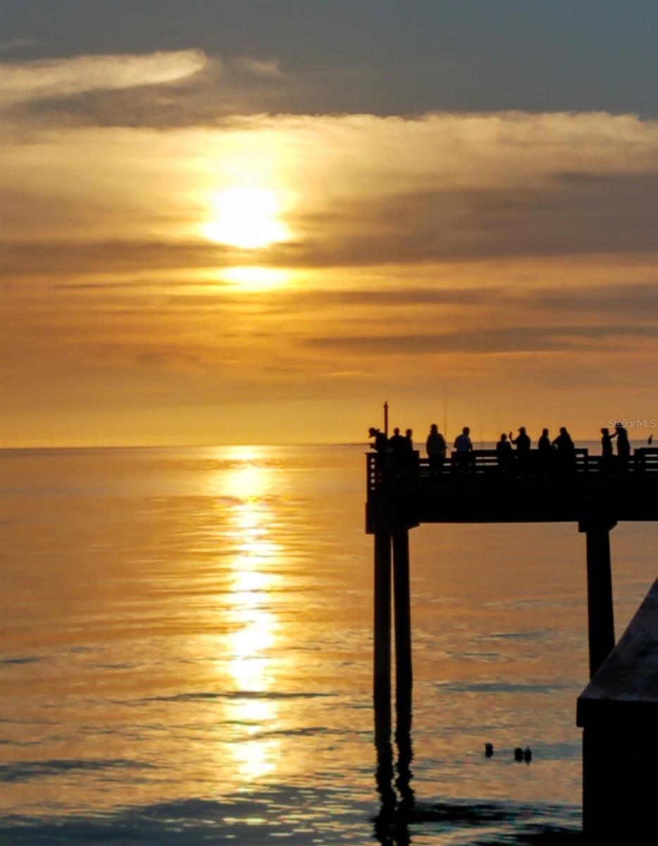 Venice pier at sunset