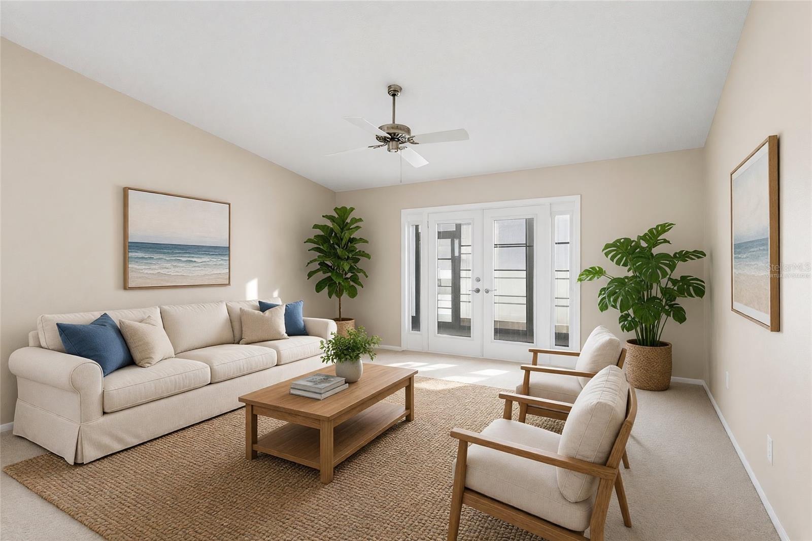Virtually Staged - Living Room