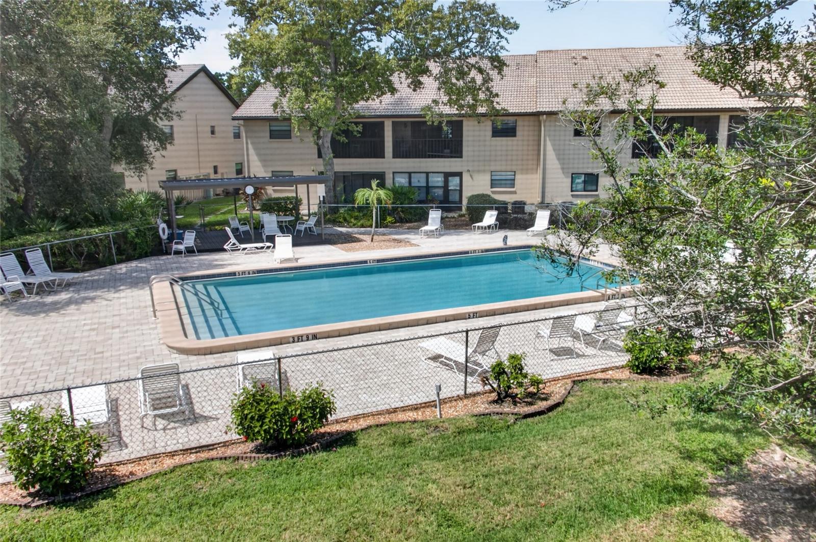 Quiet pool access is right outside