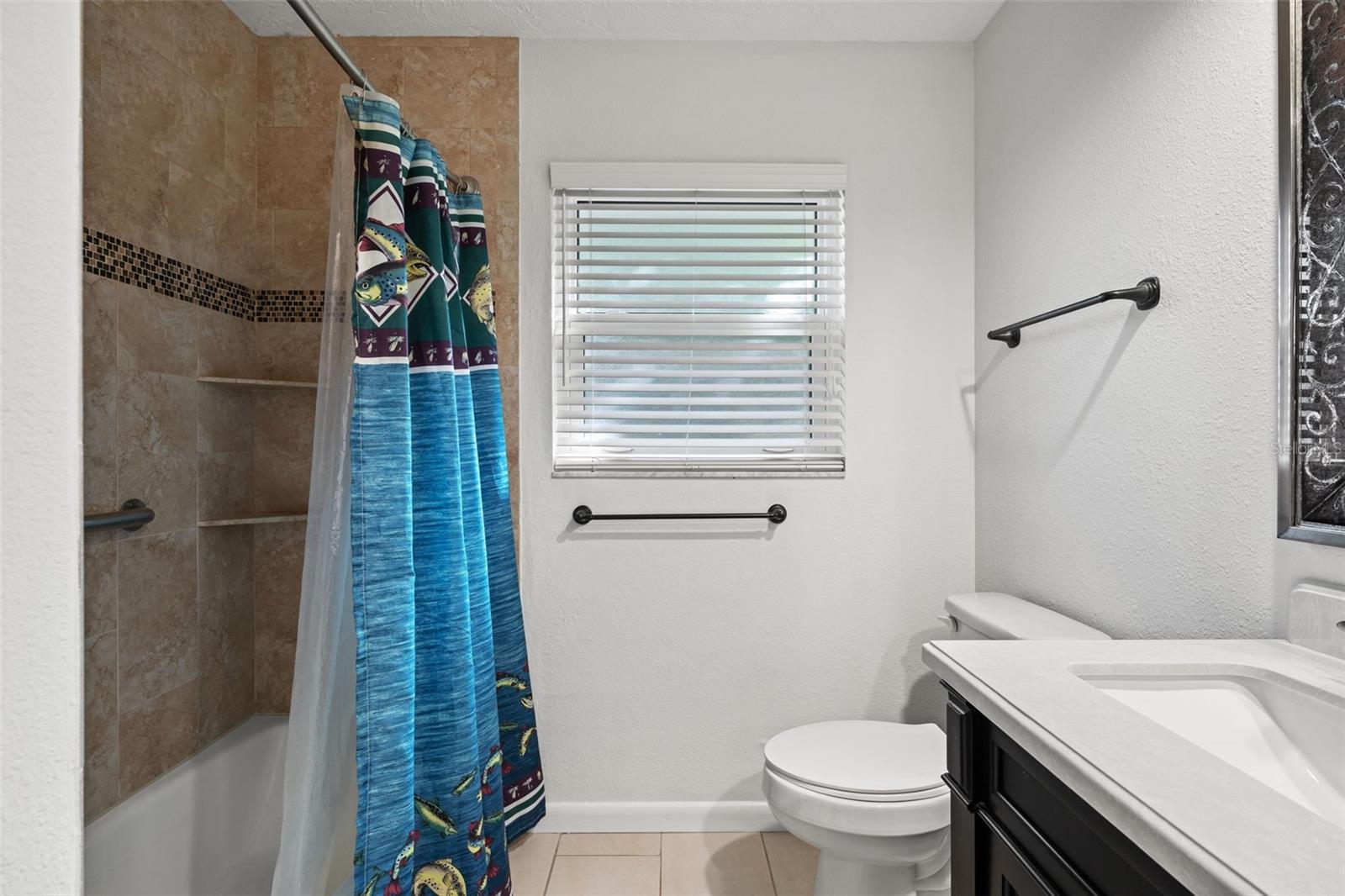 Tub with shower