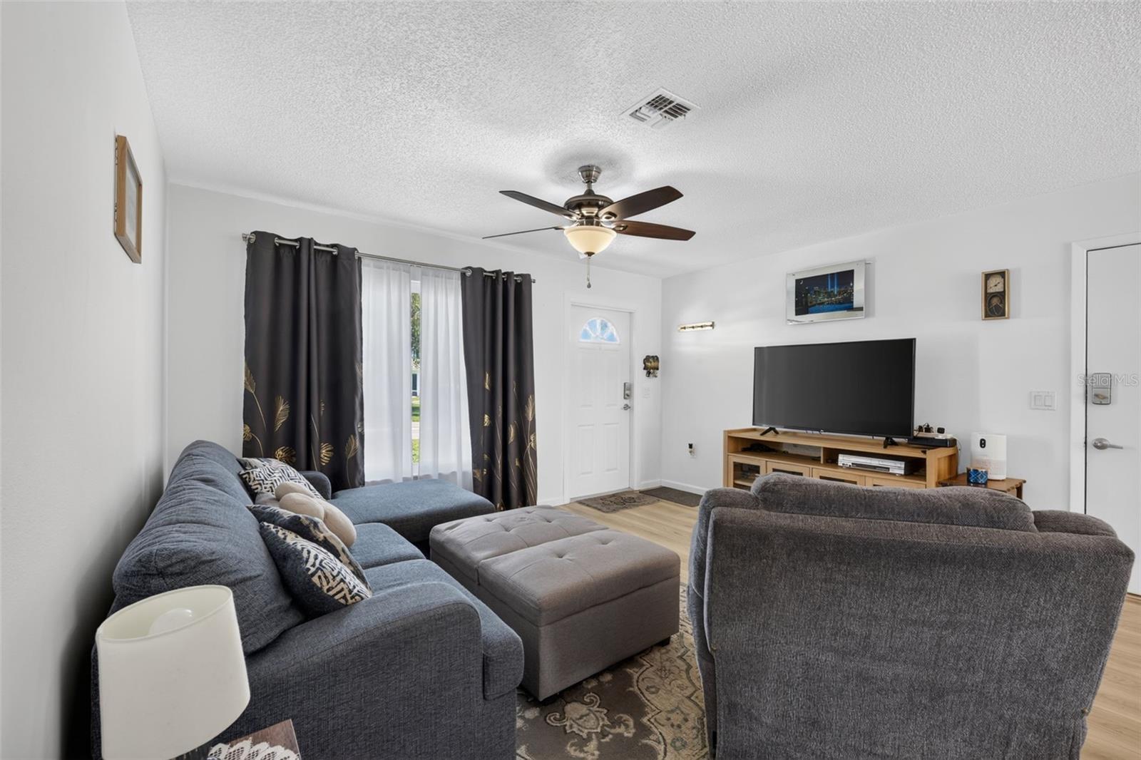 View of living room from hallway