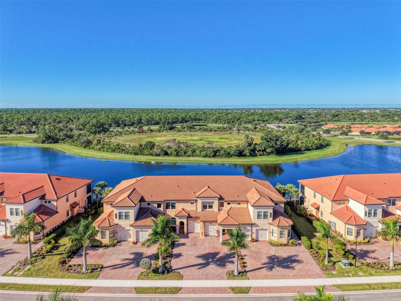 Front aerial view