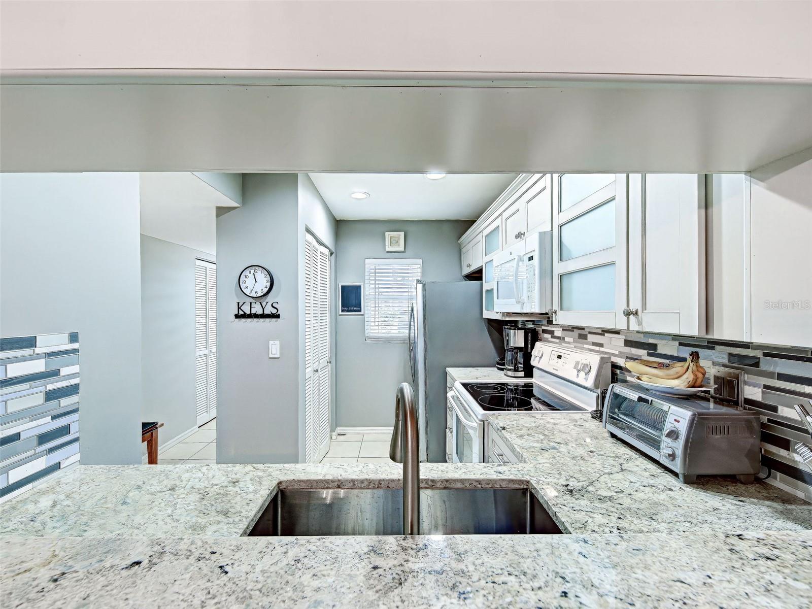 Kitchen has been updated