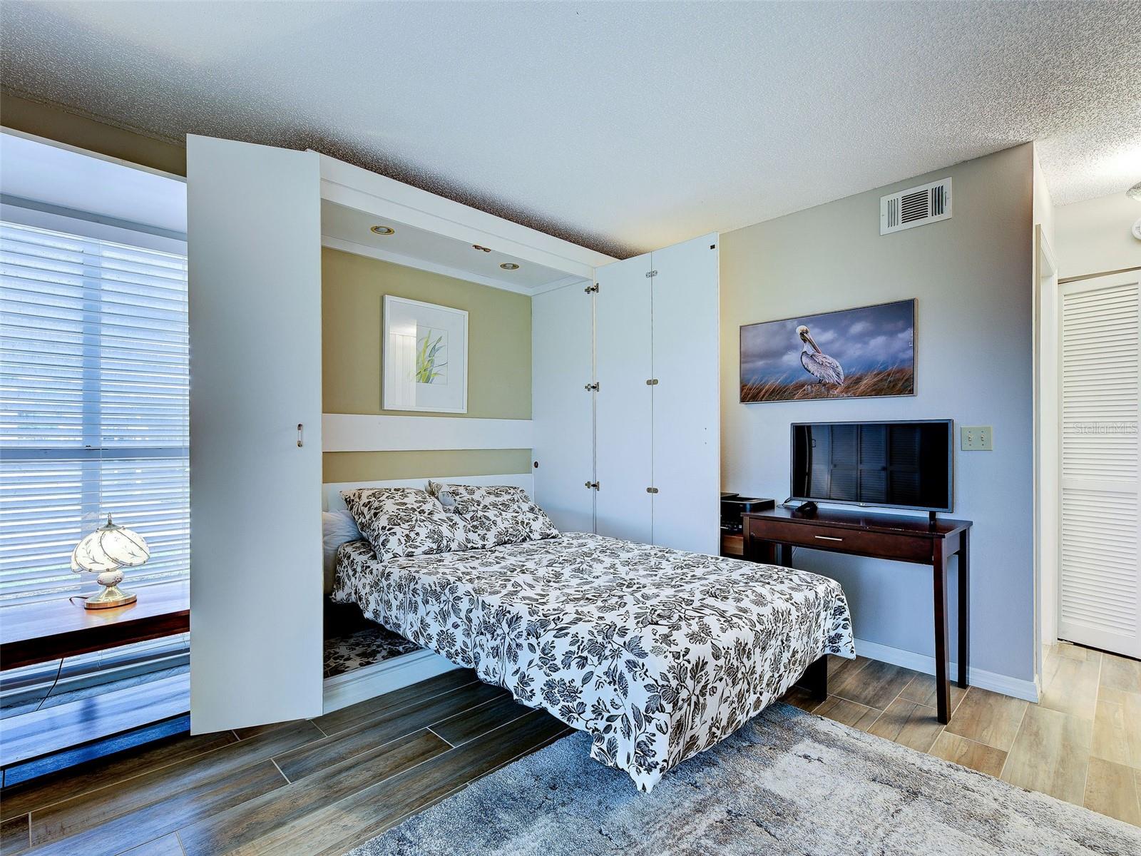 Guest Bedroom with a murphy bed