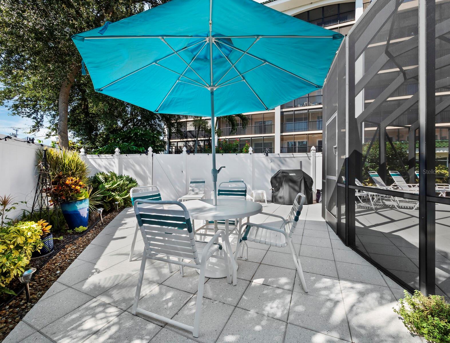Community grill area