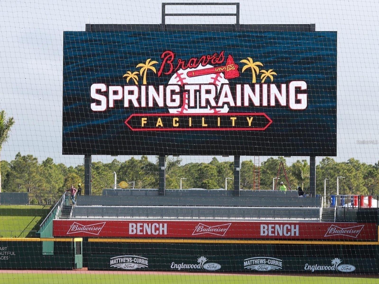 Cool Today Park's Atlanta Braves Spring Training Center. Spring Training and other events, including Venice Symphony & Fireworks on Memorial Day!
