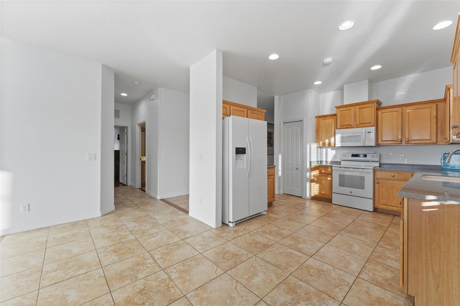Kitchen has room for an Island if so desired