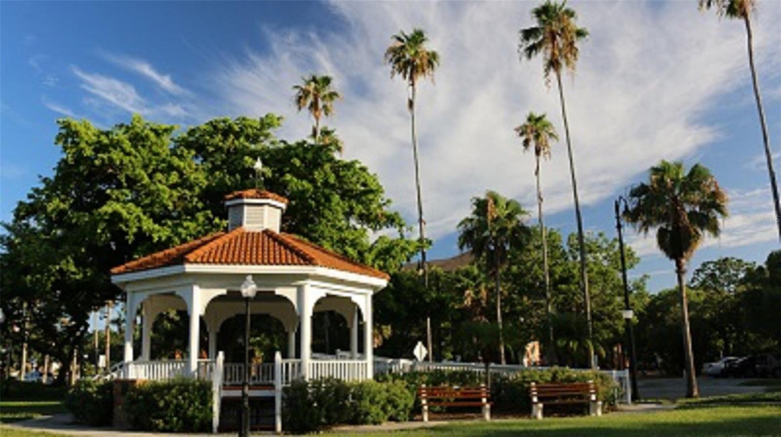 The Gazebo at Centennial Park holds periodic concerts