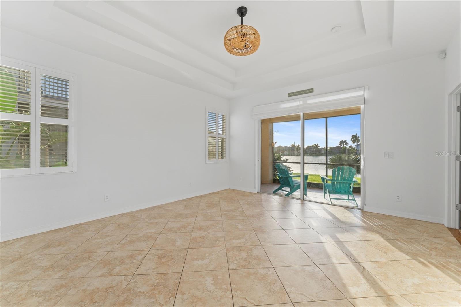Lovely Water view off the Family Room and Lanai