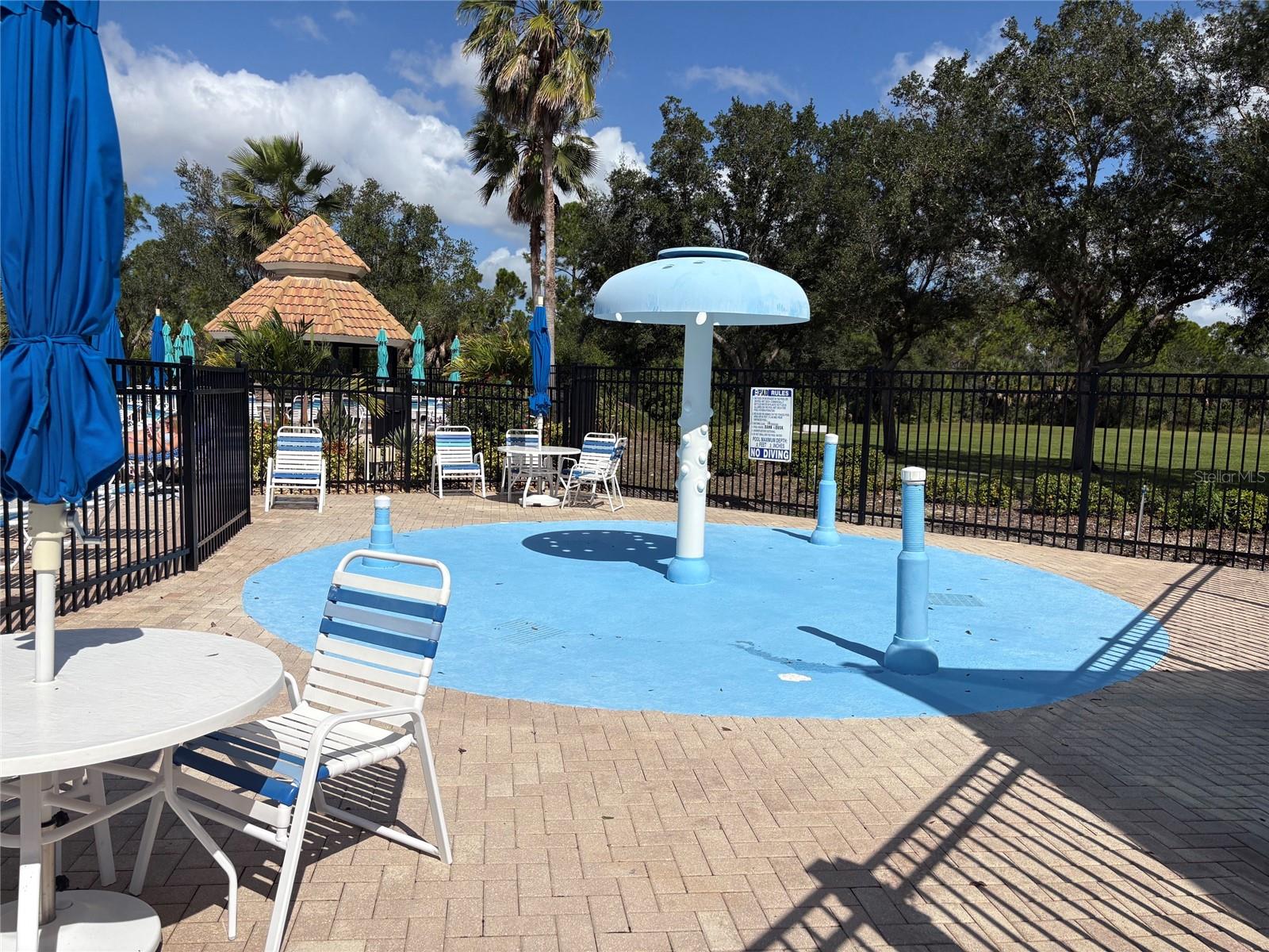 Splash park for the little ones