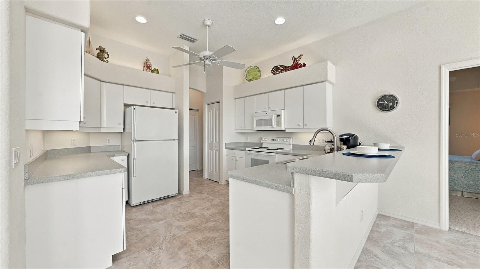 lots of cabinets
