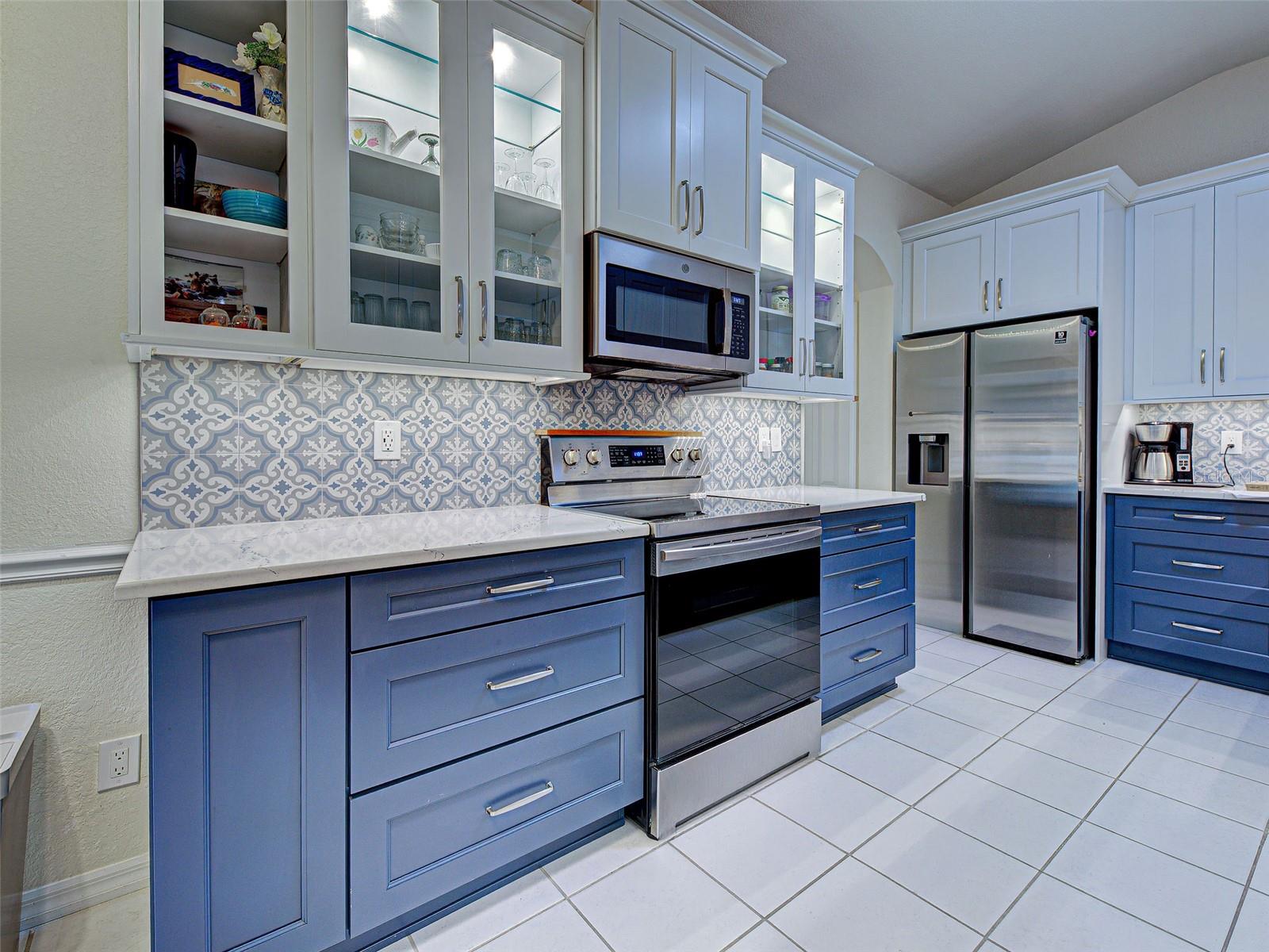 Beautiful large updated kitchen.