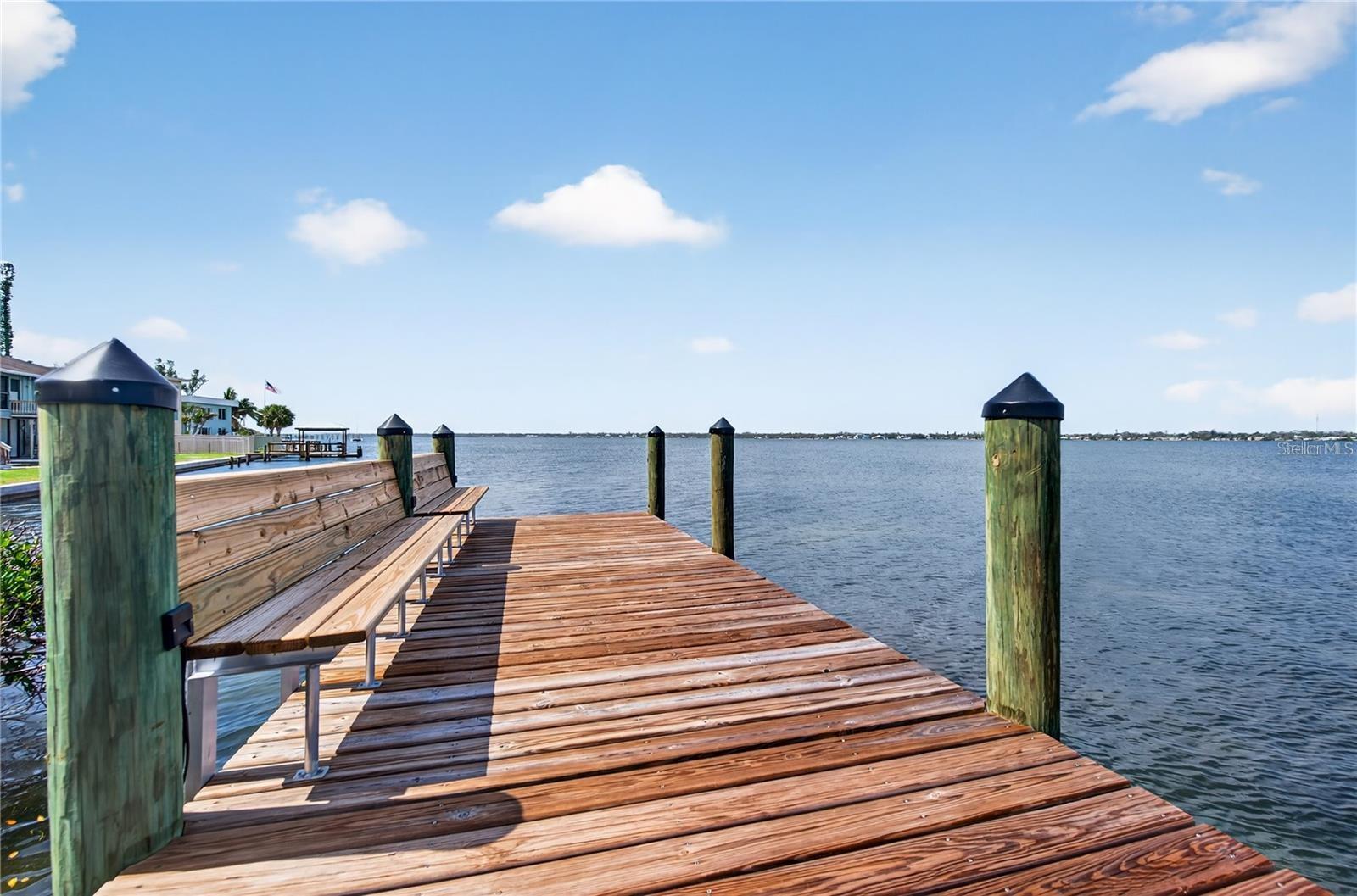 Pier Access to Dock on Lemon Bay