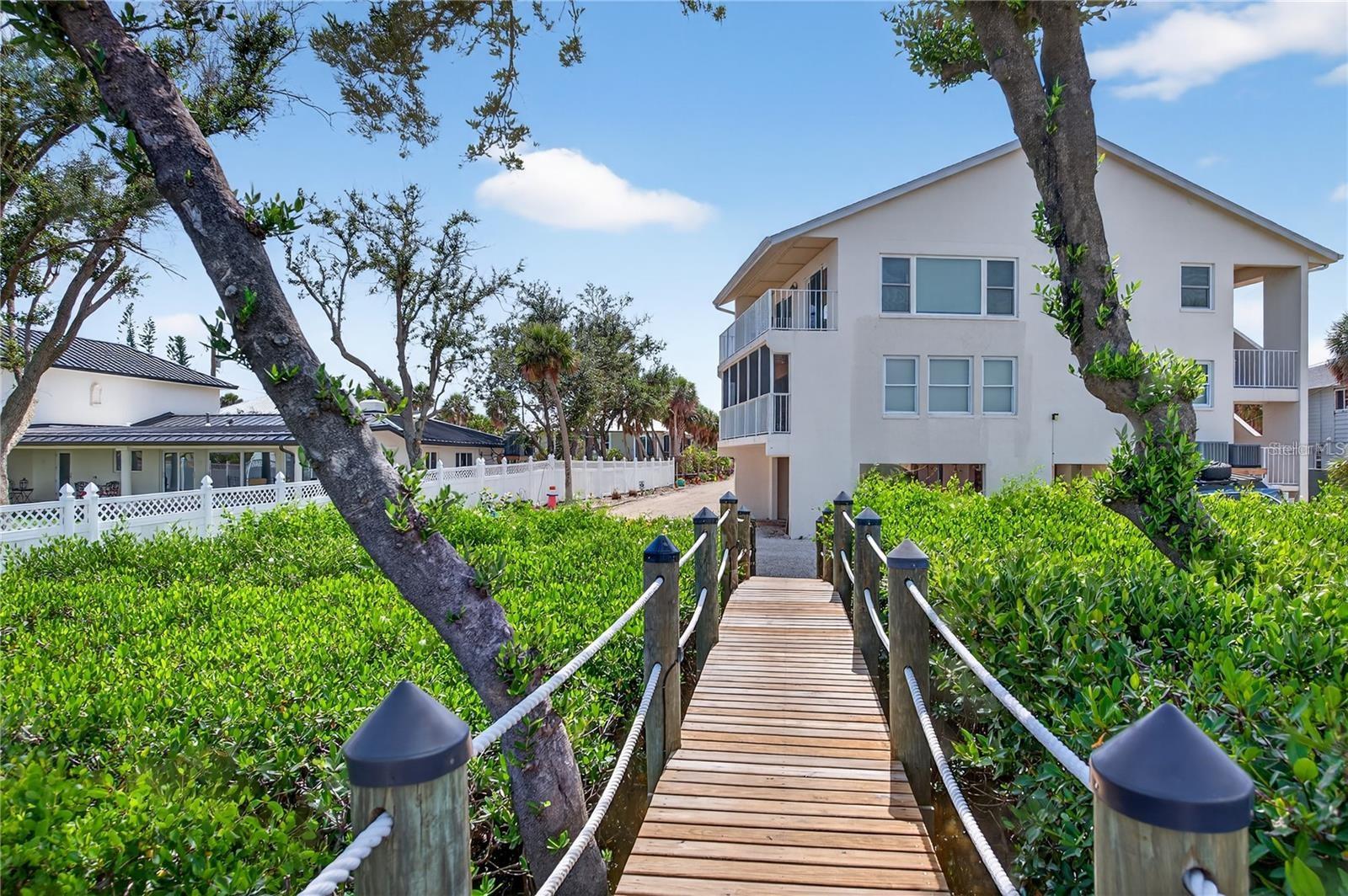 Pier Access to Dock on Lemon Bay