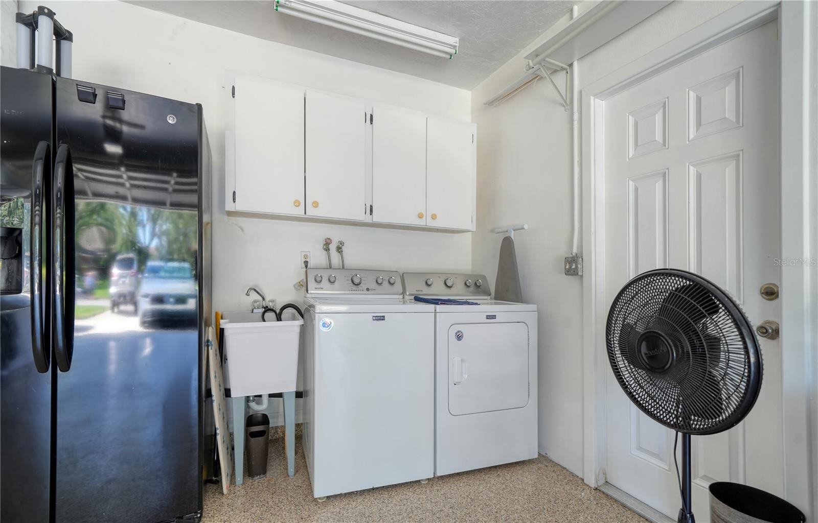 Laundry in Garage